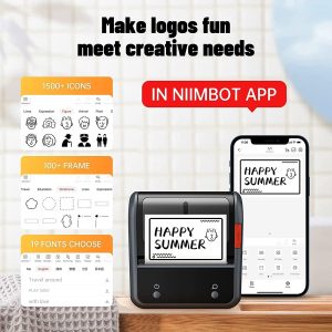 NIIMBOT B3S Thermal Label Printer - Streamline Labeling and Receipt Printing