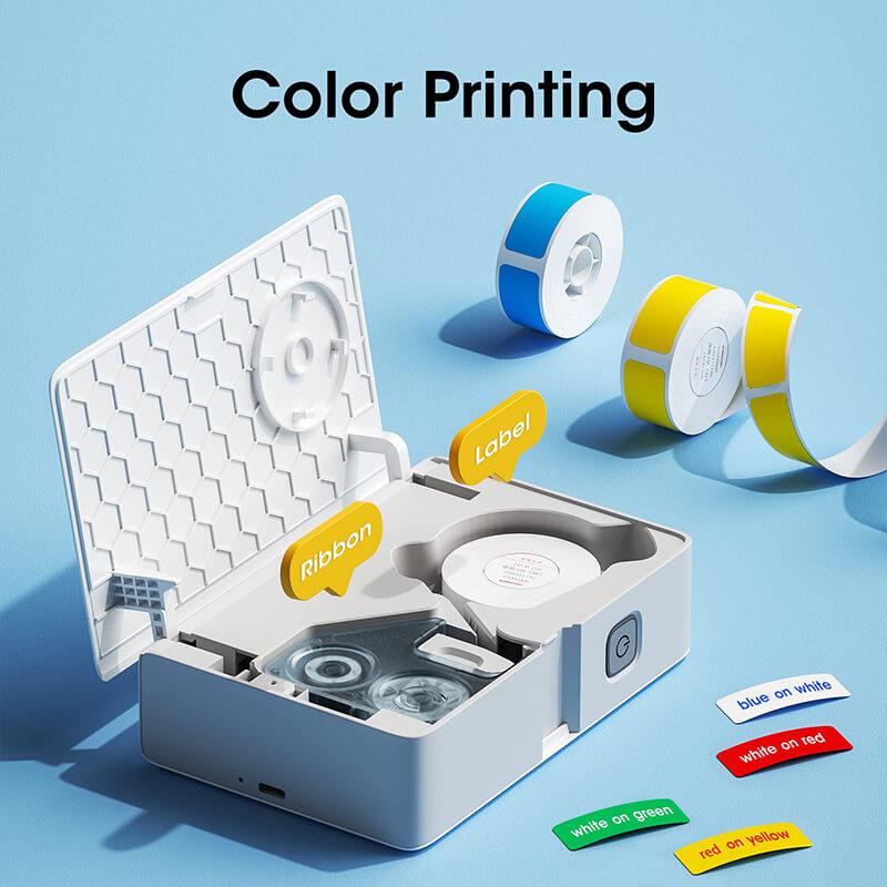 NIIMBOT N1 Colorful Label Stickers, Waterproof and High Temperature Resistance