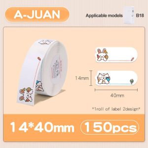 NIIMBOT N1 Colorful Label Stickers, Waterproof and High Temperature Resistance