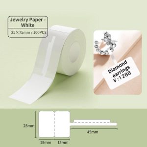 Jewelry Label for NIIMBOT Label Printer Suitable for the jewelry business, custom labels