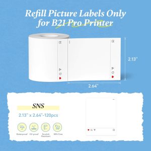 Photo Papers or Red&Black Labels Only for B21 Pro, B1 Pro, B2 Pro