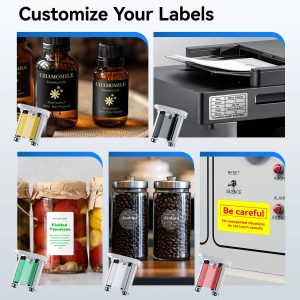 NIIMBOT M3 Inkless Label Maker, Bluetooth Color Thermal Transfer Printer for Shipping