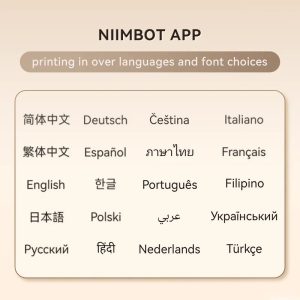 NIIMBOT B1 Thermal Jewelry Label Printer set (with 3 Rolls Jewelry Labels), for Jewelry sales, Support Android, iPhone, Windows