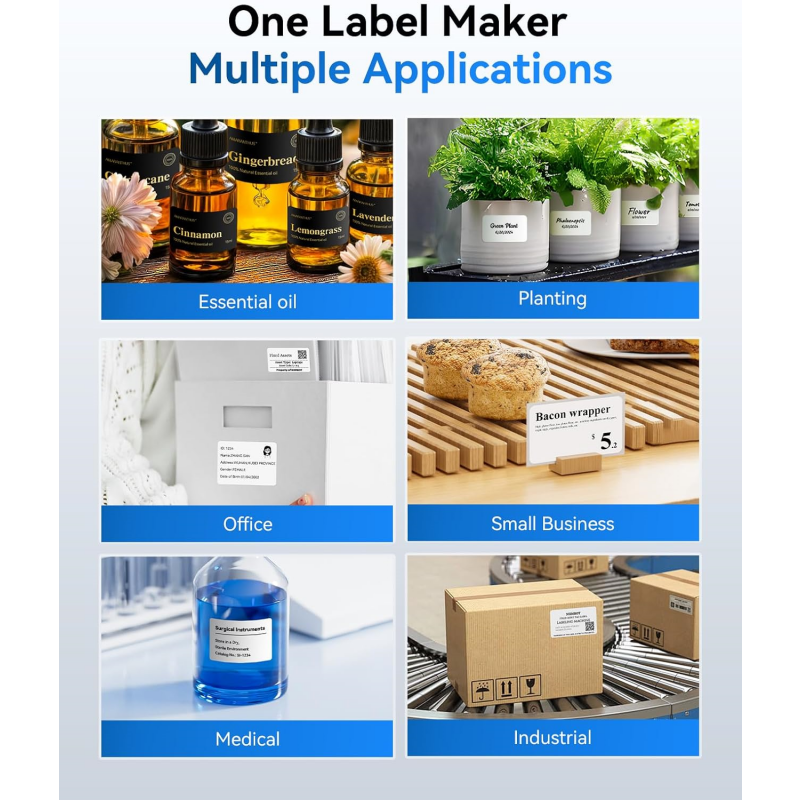 NIIMBOT Compatible Labeling M3 Ribbon, Replacement Refill Tapes, Up to 26 Meters