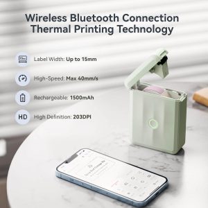 NIIMBOT D110 0.5 Inch Label Printer with Tape - Efficient Labeling On-the-Go