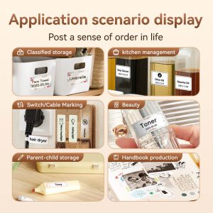 NIIMBOT B2 Label Maker, Thermal Label Printer, Portable Inkless Label Makers for Home/Office/Business