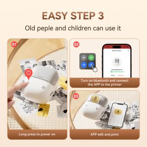 NIIMBOT B2 Label Maker, Thermal Label Printer, Portable Inkless Label Makers for Home/Office/Business