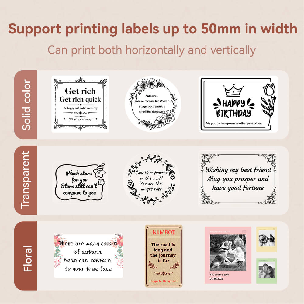NIIMBOT B1 Pro Label Maker, 300DPI HD Label Printer, Ideal for Flower Price Tags, Bouquet & Floral Decor