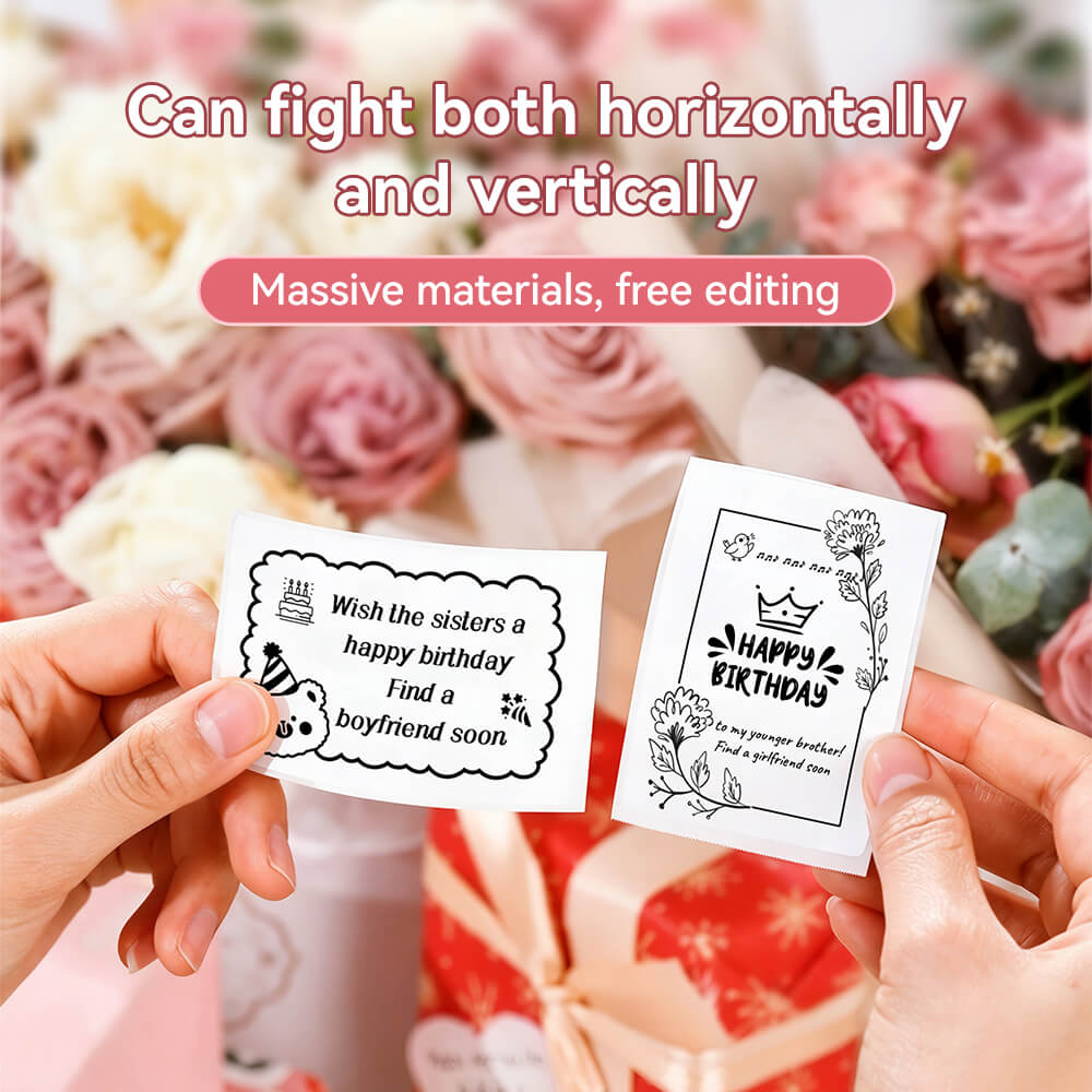 NIIMBOT B1 Pro Label Maker, 300DPI HD Label Printer, Ideal for Flower Price Tags, Bouquet & Floral Decor