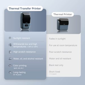 NIIMBOT M2 Black & Gold Label Printer Set: Supports Smart Color Printing Ideal for Various Vial Bottles and Vial Applications
