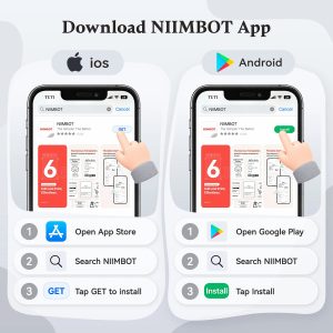 NIIMBOT D110 Upgraded Bluetooth Printer for Office, Home, Kitchen, School